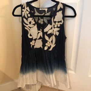 Anthropologie pretty peplum top!